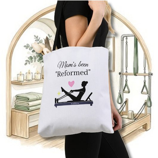 PILATES-MUTTER WURDE "REFORMIERT" REFOMER-NAME TASCHE