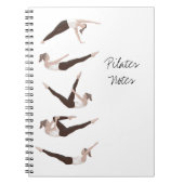 Pilates Notes SpiralNotebook Notizblock (Vorderseite)