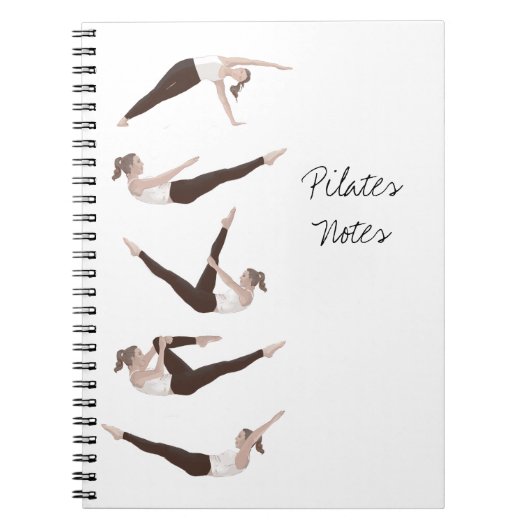 Pilates Notes SpiralNotebook Notizblock (Vorderseite)