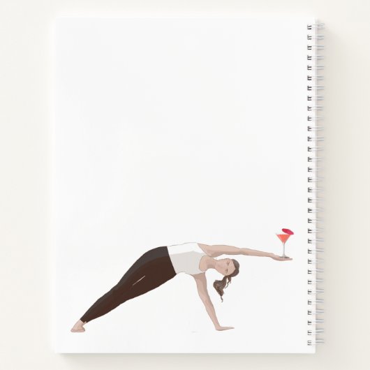 Pilates Notes SpiralNotebook Notizblock (Rückseite)
