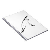 Pilates-Pose Notizblock (Rechte Seite)