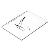 Pilates-Pose Notizblock (Linke Seite)