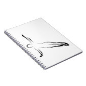 Pilates-Pose Notizblock (Rechte Seite)