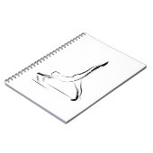 Pilates-Pose Notizblock (Linke Seite)