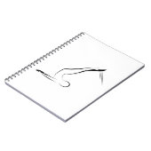 Pilates-Pose Notizblock (Linke Seite)