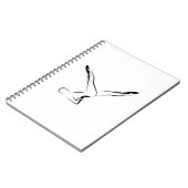 Pilates-Pose Notizblock (Linke Seite)