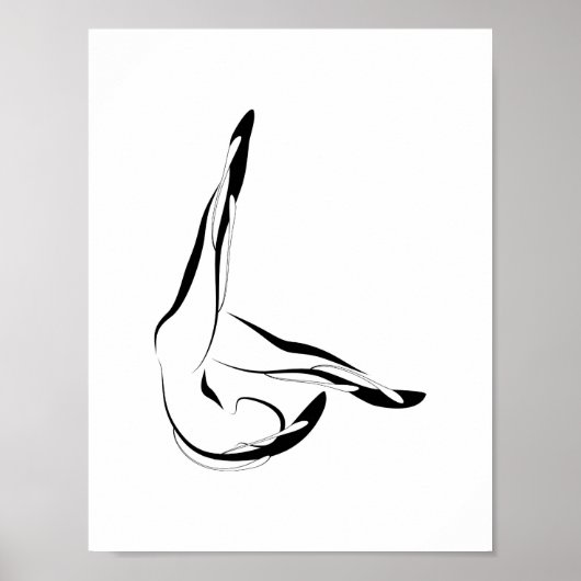 Pilates Pose Poster (Vorne)