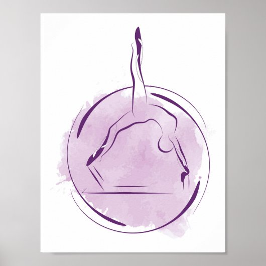 Pilates Pose Poster (Vorne)