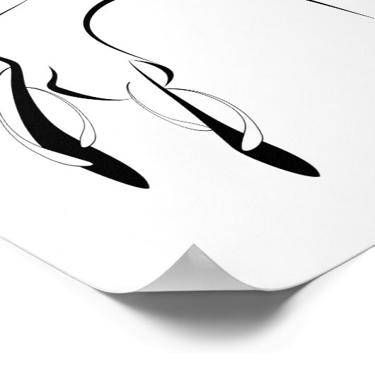 Pilates Pose Poster (Ecke)