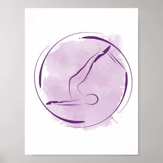 Pilates Pose Poster (Vorne)