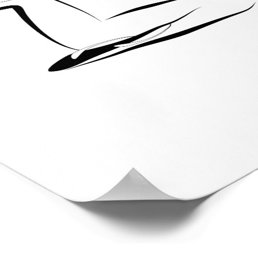 Pilates Pose Poster (Ecke)