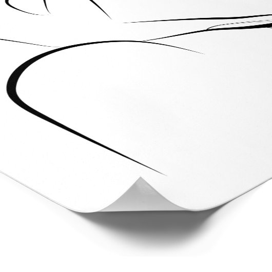 Pilates Pose Poster (Ecke)