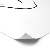 Pilates pose poster (Ecke)