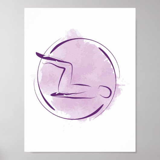 Pilates Pose Poster (Vorne)