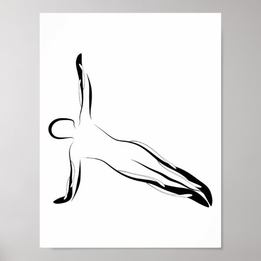 Pilates Pose Poster (Vorne)