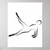 Pilates Pose Poster (Vorne)