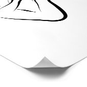 Pilates Pose Rocker Pilates Pose Poster (Ecke)