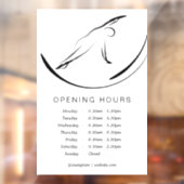 Pilates Pose Side Bend Fensteraufkleber (Blatt 2)