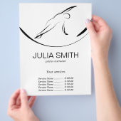 Pilates Pose Side Bend Flyer (Hand)