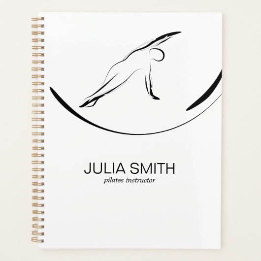 Pilates Pose Side Bend Flyer Planer (Vorderseite)