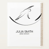 Pilates Pose Side Bend Flyer Planer (Rückseite)