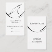 Pilates Pose Side Bend Terminkarte (Vorne/Hinten)