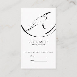 Pilates Pose Side Bend Terminkarte