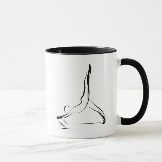 Pilates-Pose Tasse (Rechts)