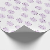 Pilates-Posen Geschenkpapier (Ecke)