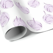 Pilates-Posen Geschenkpapier (Rolleneckpunkt)