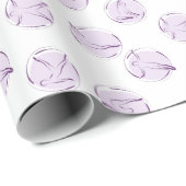 Pilates-Posen Geschenkpapier (Rolleneckpunkt)