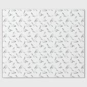 Pilates-Posen Geschenkpapier (Flach)