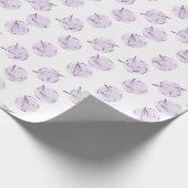 Pilates-Posen Geschenkpapier (Ecke)