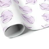 Pilates-Posen Geschenkpapier (Rolleneckpunkt)