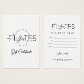 Pilates-Posen in Pilates Word (Vorne & Hinten)