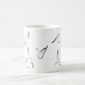 Pilates-Posen Kaffeetasse (Mittel)