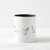 Pilates-Posen Tasse (Zentrum)