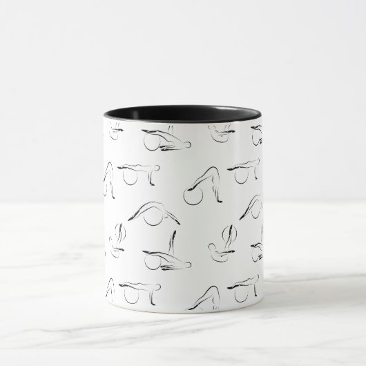 Pilates-Posen Tasse (Zentrum)