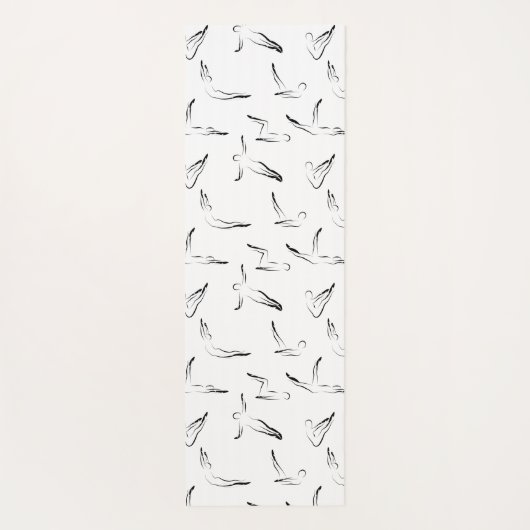 Pilates-Posen Yogamatte (Rückseite)