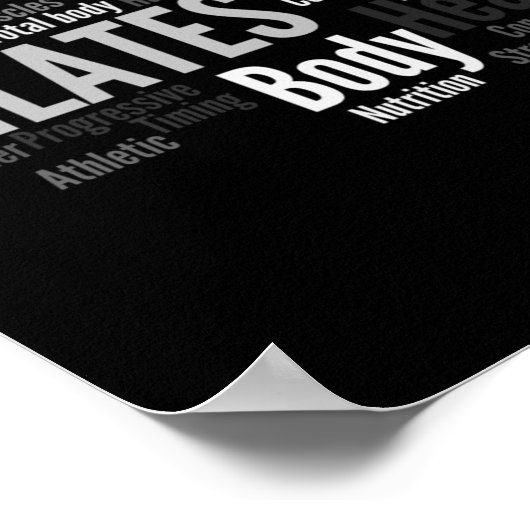 PILATES Poster (Ecke)