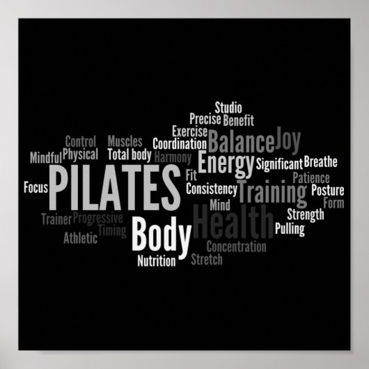 PILATES Poster (Vorne)