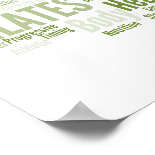 PILATES Poster (Ecke)