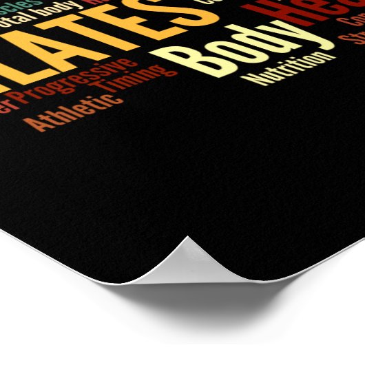 PILATES Poster (Ecke)