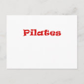 Pilates Postkarte (Vorderseite)