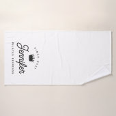 Pilates Prinzessin Einfach Moderne Chic Badehandtuch (Badehandtuch)