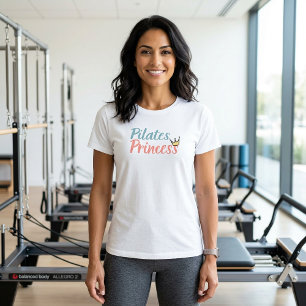 Pilates Prinzessin Modernes Yoga Meditation T-Shir T-Shirt