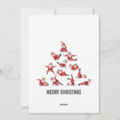 Pilates Santa Mat Weihnachten (Rückseite)