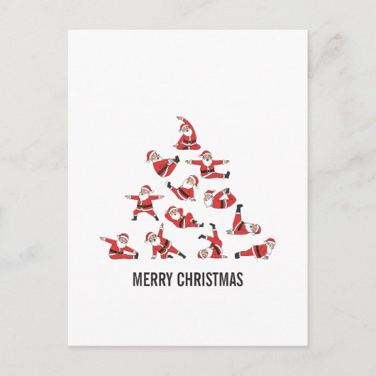 Pilates Santa Mat Weihnachten (Vorderseite)