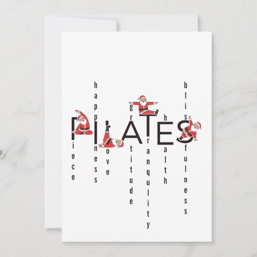 Pilates Santa Reformer Weihnachten (Vorderseite)
