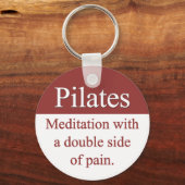 Pilates Schlüsselanhänger (Vorderseite)
